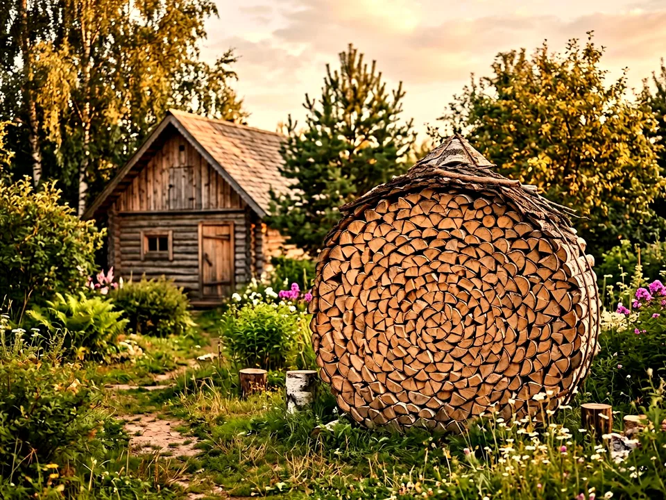 Дуб + укладка в дровник, Братск, проспект Тихая, 13