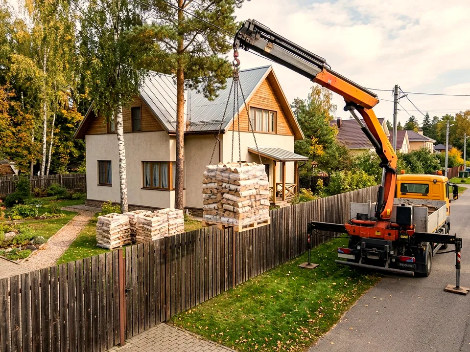 Круговая поленница holzhausen, Братск, улица Луговая, 22В